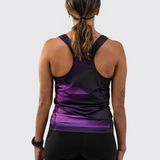 Womens Ultraviolet Run Singlet Lite
