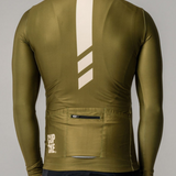 Mens Olive Vapour Fleece Jersey