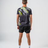 Mens Jet Black Run Tee