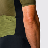 Mens Olive Elements Tri Suit