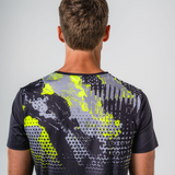 Mens Jet Black Run Tee