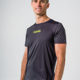 Mens Jet Black Run Tee