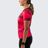 Womens Fuchsia Run Tee