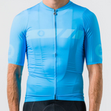Mens Neon Blue Aero Jersey