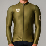 Mens Olive Vapour Fleece Jersey