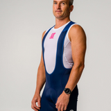 Mens Navy Splash Elements Bib Short