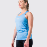 Womens Sky Blue Run Singlet