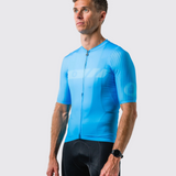 Mens Neon Blue Aero Jersey