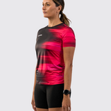Womens Fuchsia Run Tee