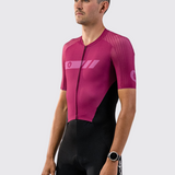 Mens Burgundy Elements Tri Suit