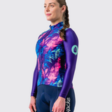Womens Indigo Vapour Fleece Jersey