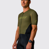 Mens Olive Elements Tri Suit
