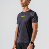 Mens Jet Black Run Tee