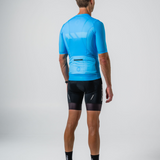 Mens Neon Blue Aero Jersey