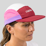 7 Panel Trail Hat Burgundy
