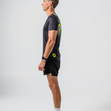 Mens Jet Black Run Tee