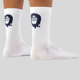 White Splash Sock